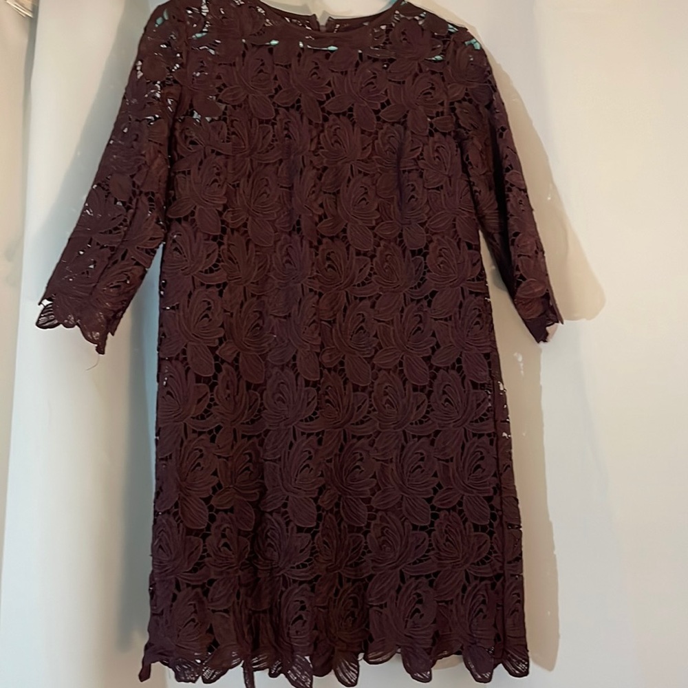 Deep purple 00P dress from Loft.